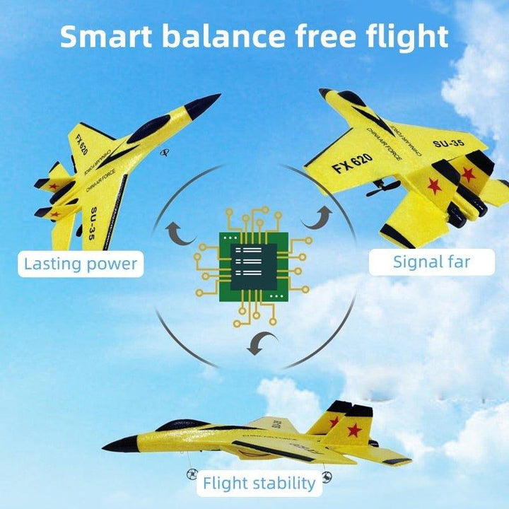 Skanto | Fizzy Plane - Fjernkontroll Kampfly Hobbyfly Glider Plane