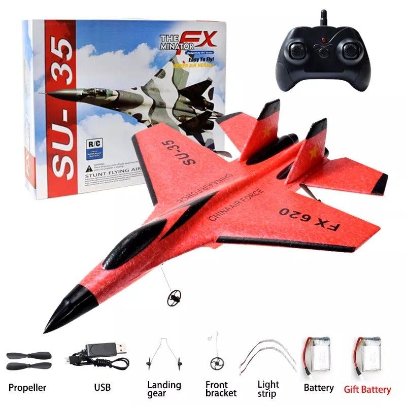 Skanto | Fizzy Plane - Fjernkontroll Kampfly Hobbyfly Glider Plane