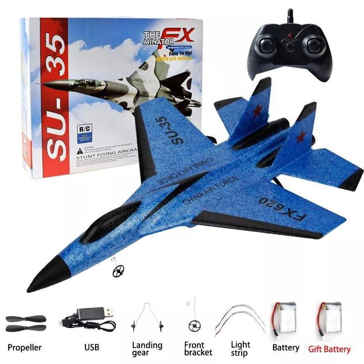 Skanto | Fizzy Plane - Fjernkontroll Kampfly Hobbyfly Glider Plane