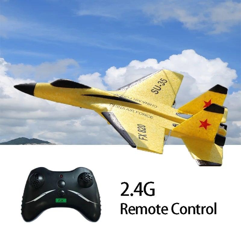 Skanto | Fizzy Plane - Fjernkontroll Kampfly Hobbyfly Glider Plane