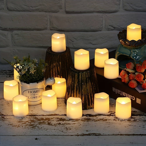 Skanto | LED Stearinlys Varme Hvite Flammefrie Te-lights