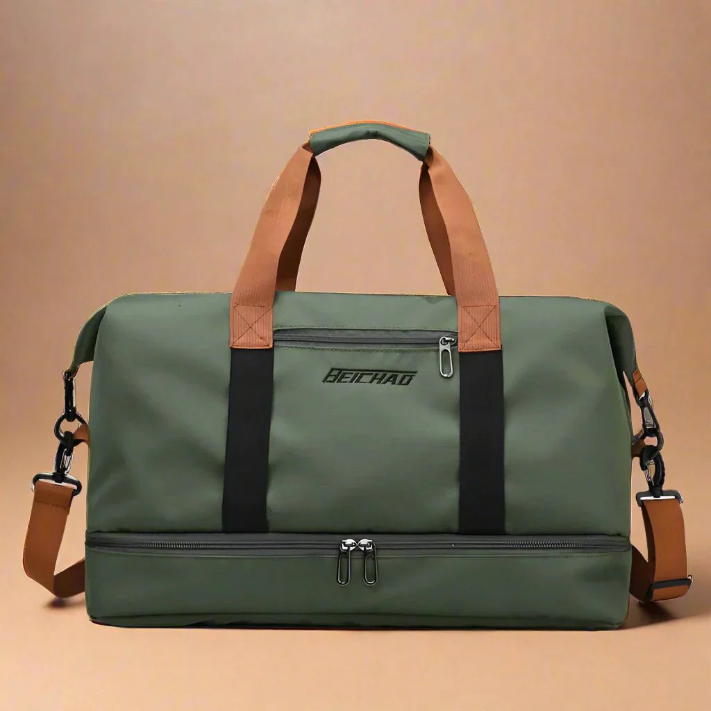 Skanto | STRIDEGEAR – Vanntett Duffel Bag med Skopose & Tørr-Fukt Separasjon