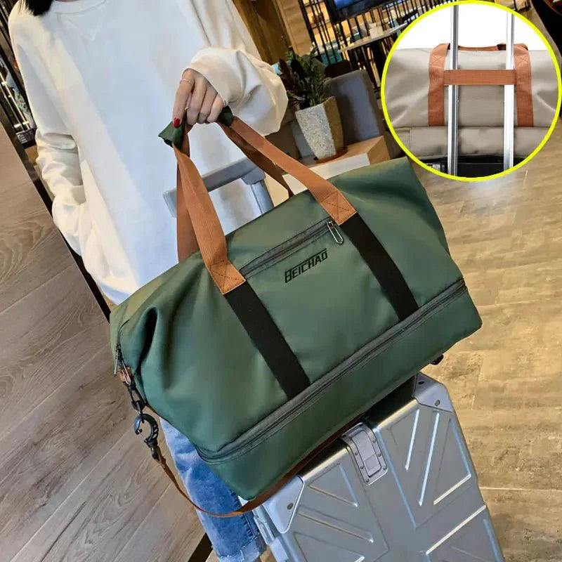 STRIDEGEAR – Wasserdichte Reisetasche mit Schuhfach und Nass-/Trockenfach