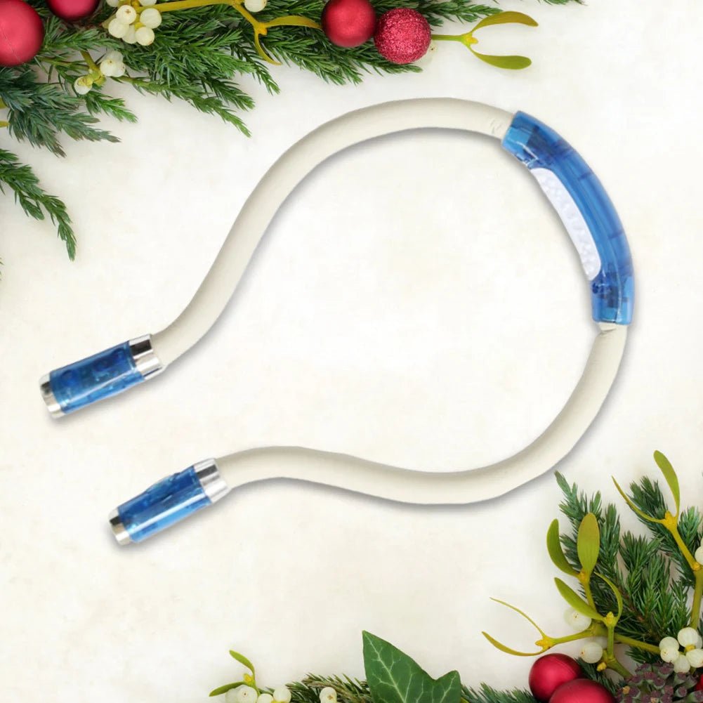 FlexiGlow – Fleksibel LED-Nackenlampe til Stricken, Basteln og Lesen