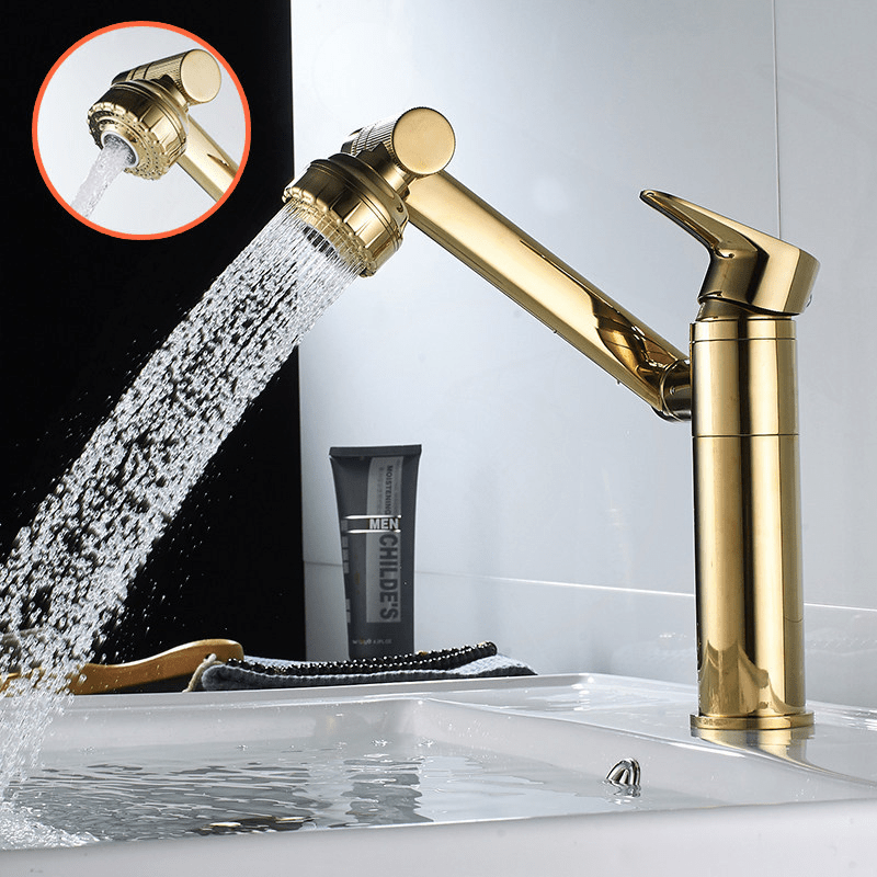Flexispout – 360° fleksibel Armatur med Sprühfunksjon for mer Komfort am Waschbecken