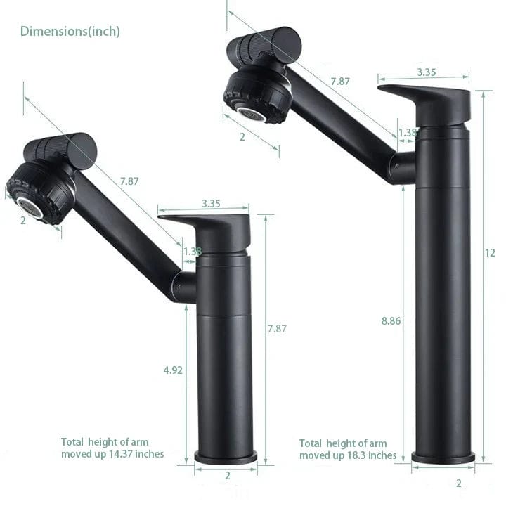 Skanto | Flexispout – 360° fleksibel kran med spraymodus for vaskekomfort