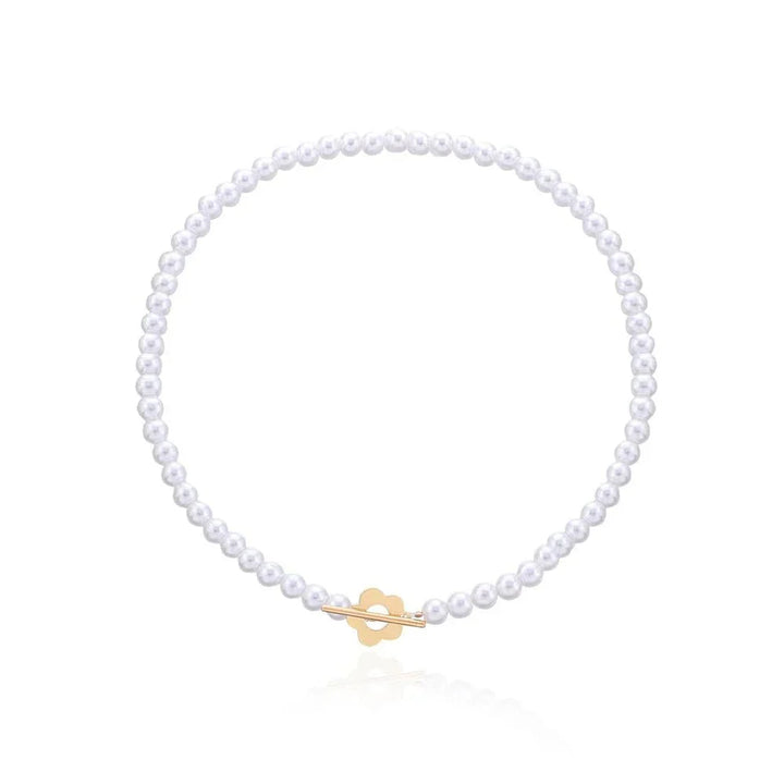 Skanto | Blomster Choker Blomst Lås Halskjede