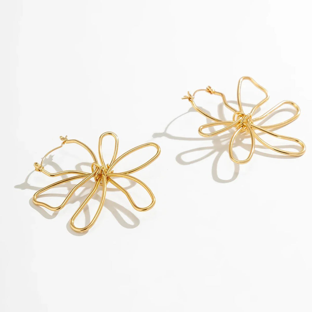 Skanto | Blomster Knotte Omriss Øredobber