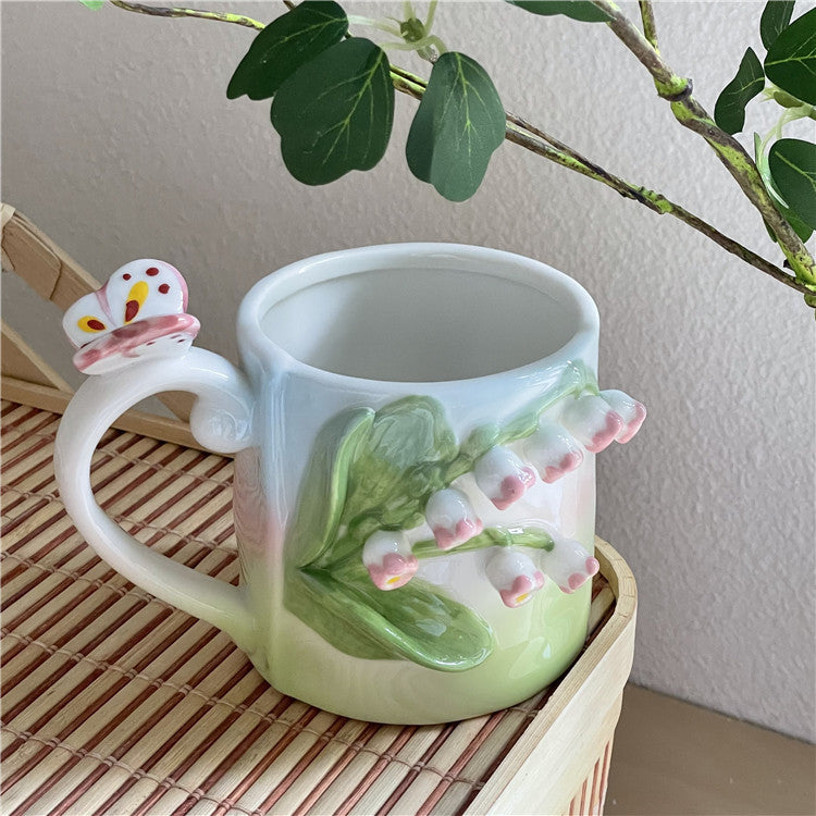 Skanto | Frendorf 3D Floral Håndmalt Krus