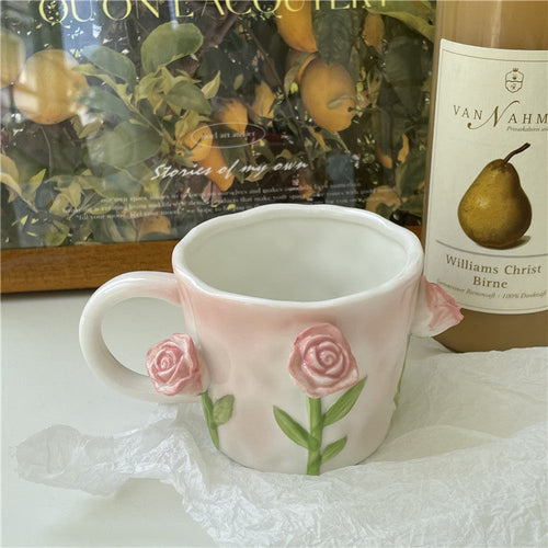 Skanto | Frendorf 3D Floral Håndmalt Krus