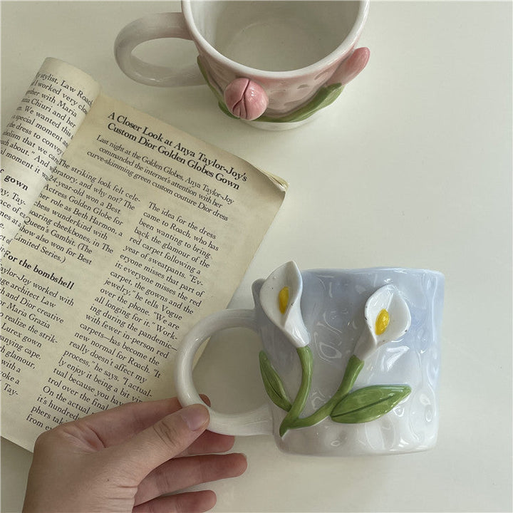 Skanto | Frendorf 3D Floral Håndmalt Krus