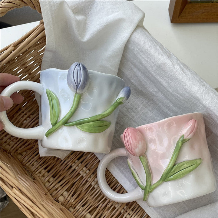 Skanto | Frendorf 3D Floral Håndmalt Krus