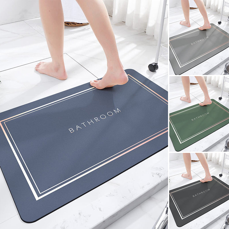 Minimalist Super Absorbent Quick Drying Bath Mat | Skanto