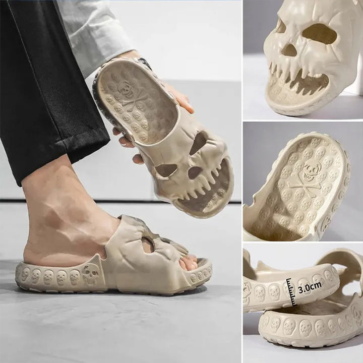 Skanto | Skull Design Enkelt Bånd Tøfler