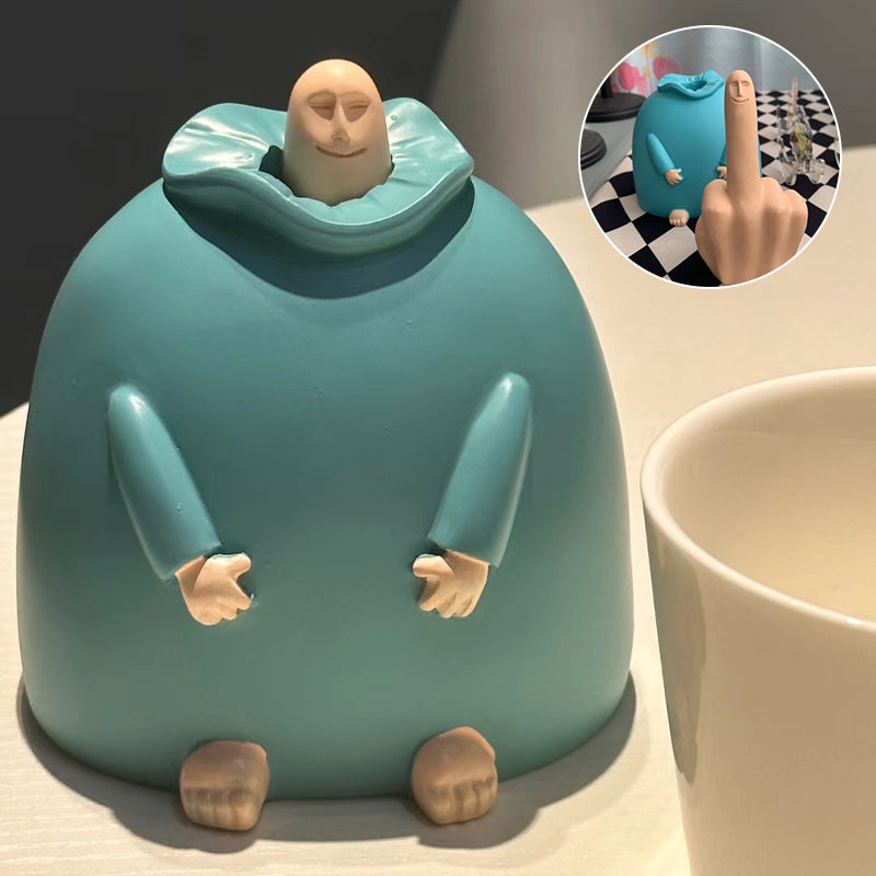 Skanto | Liten Blå Midtfinger Ornament