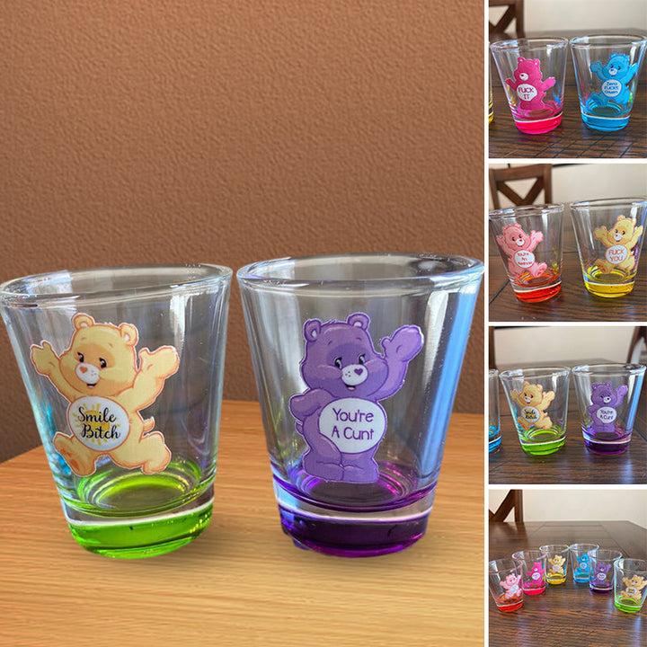 Skanto | Swear Bears Likørglass, 6 Stykker