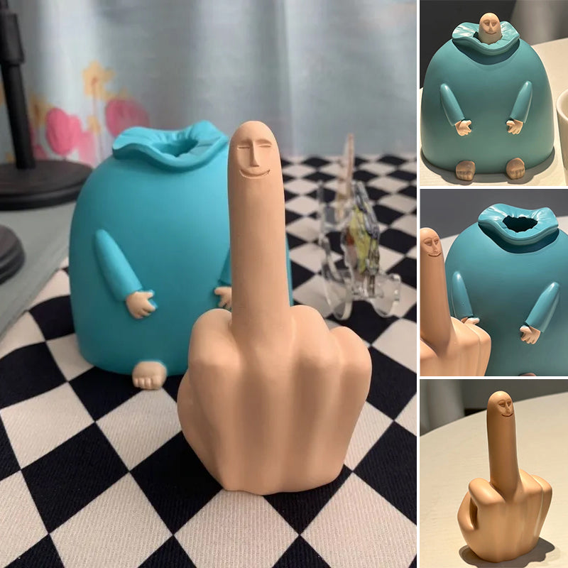 Skanto | Liten Blå Midtfinger Ornament