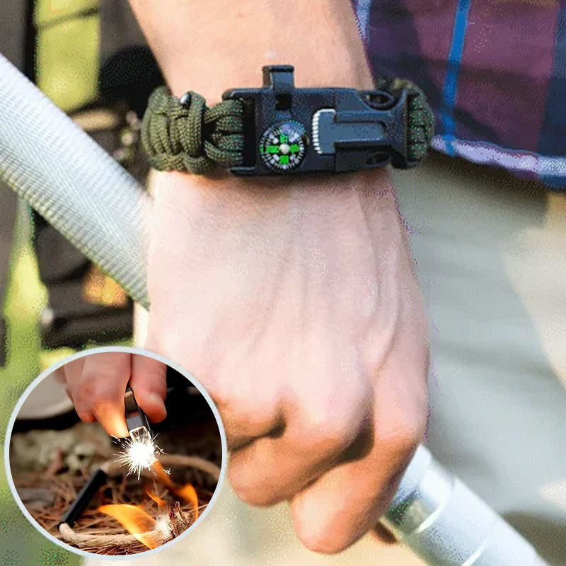Skanto | Multi-funksjonell overlevelses paracord armbånd