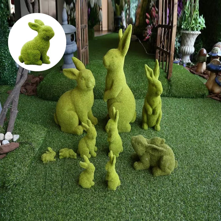 Skanto | Simulert Flocking Kanin Ornament