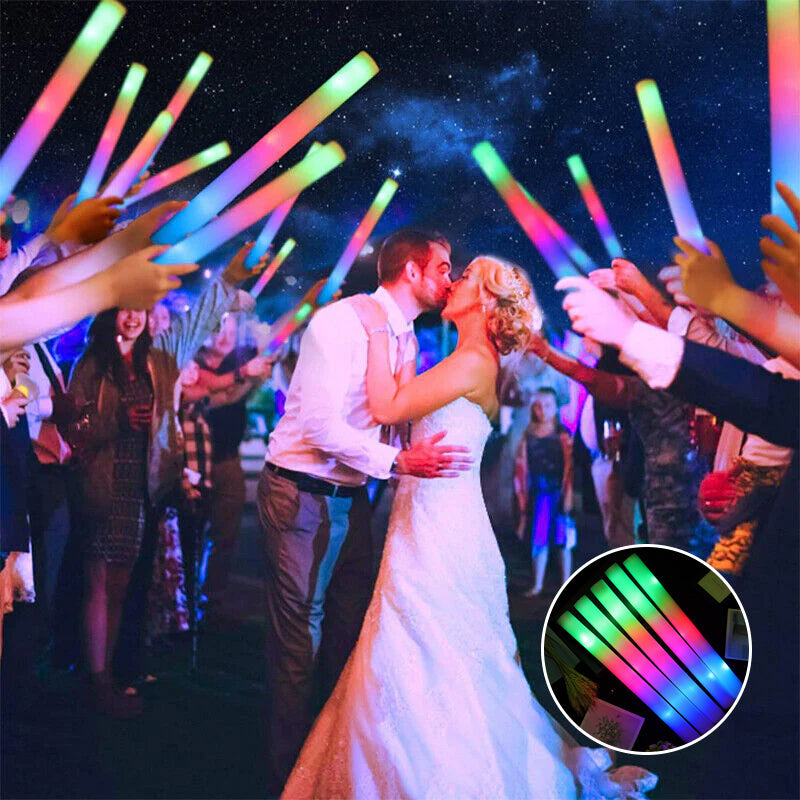 Skanto | LED Fargerik Lysende Svamp Fluorescerende Stang