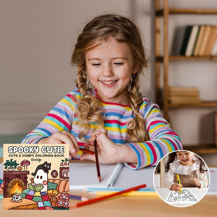 Spooky Cutie: Fargebok for Voksne og Tenåringer | Skanto