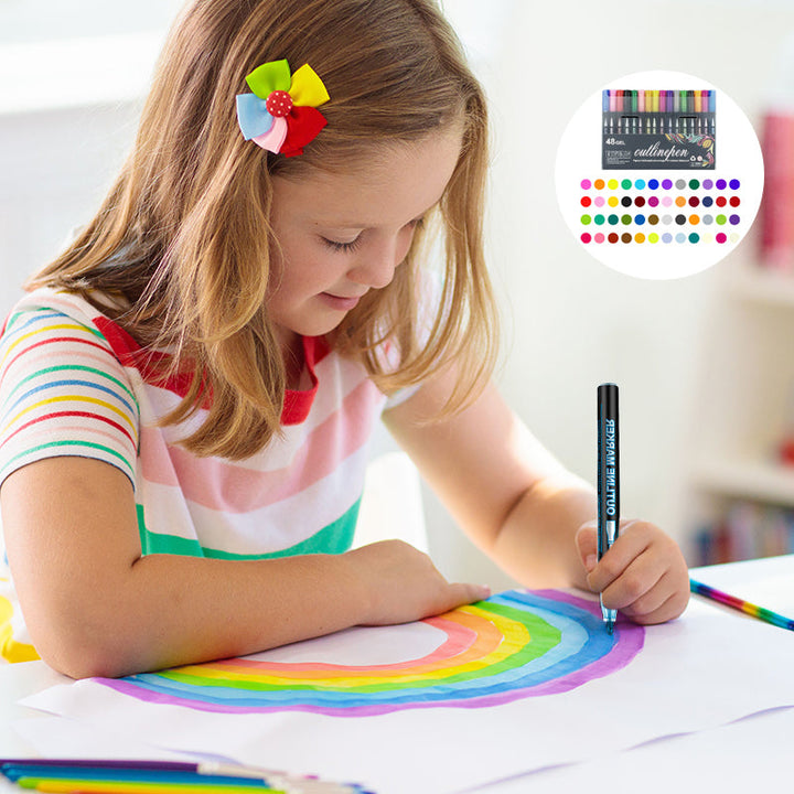 Skanto | Farge Lysstav Graffiti Highlight Pens