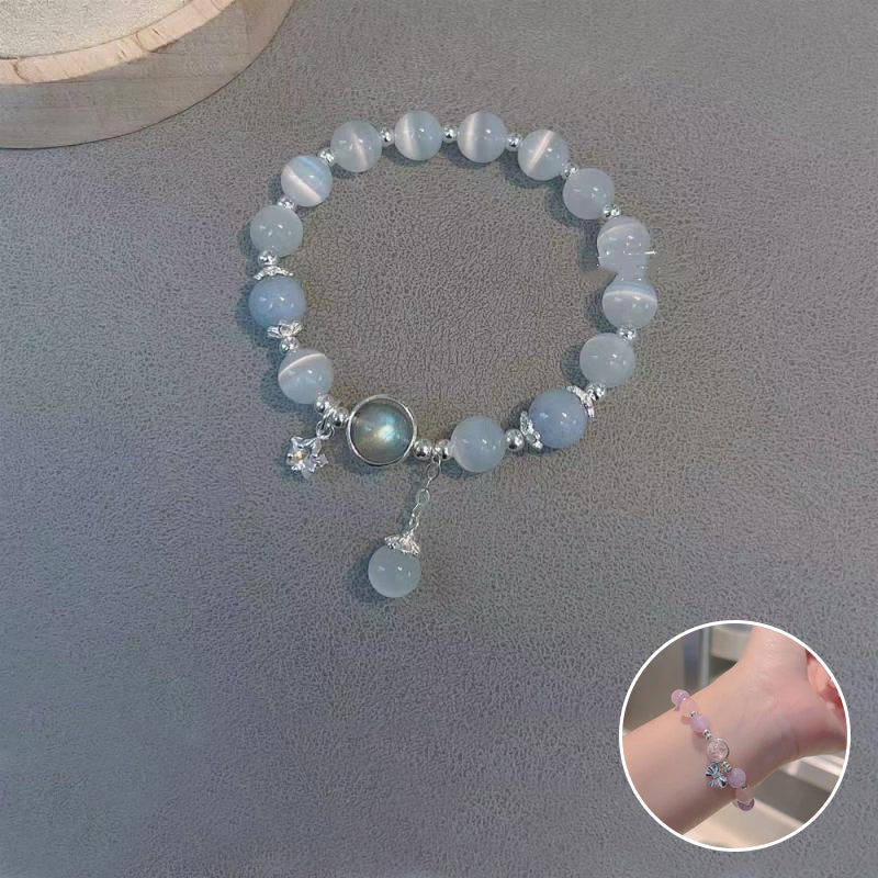 Skanto | Imitert Kattøyekrystall Sommerfugl Armbånd