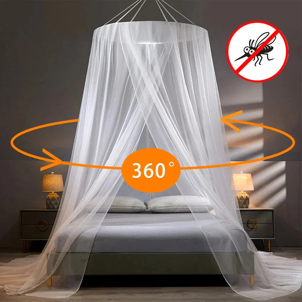 Skanto | DREAMSCREEN – Sammenleggbar Myggnett for Seng & Campingbeskyttelse