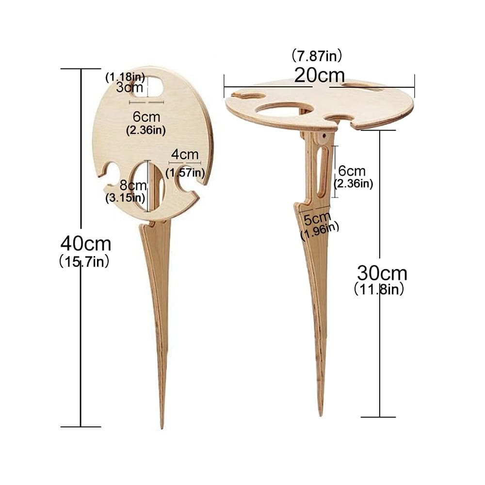 Skanto | Foldable Outdoor Furniture Wine Table