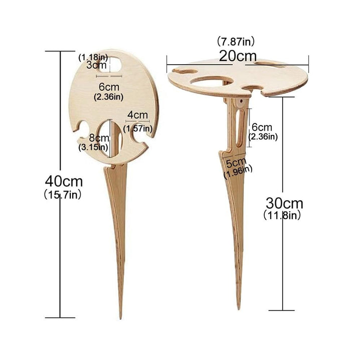 Skanto | Foldable Outdoor Furniture Wine Table