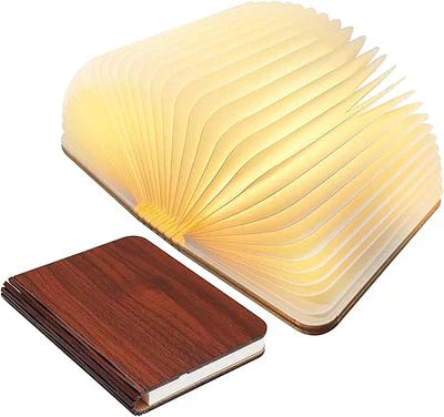 Skanto | Foldbar Boklampe med Varm LED-belysning - StoryGlow