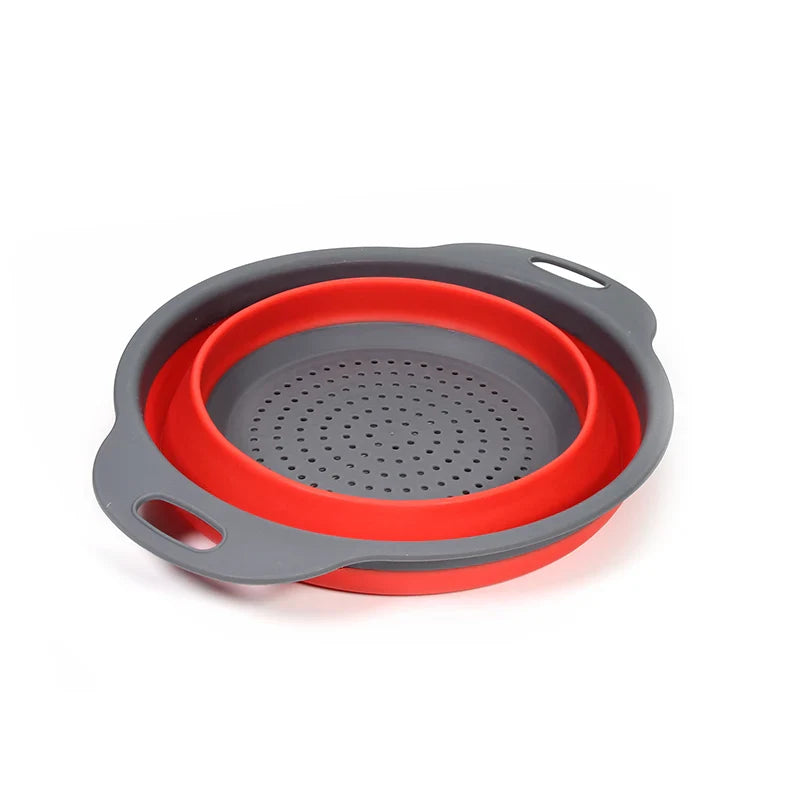Foldbar silikon grønnsak sil Silikon sil | Skanto