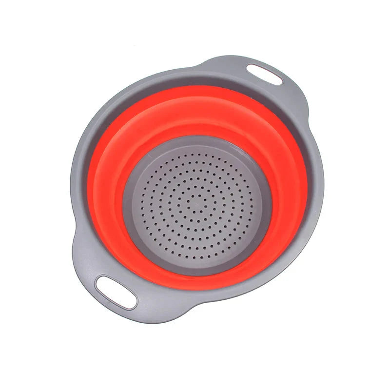 Foldbar silikon grønnsak sil Silikon sil | Skanto