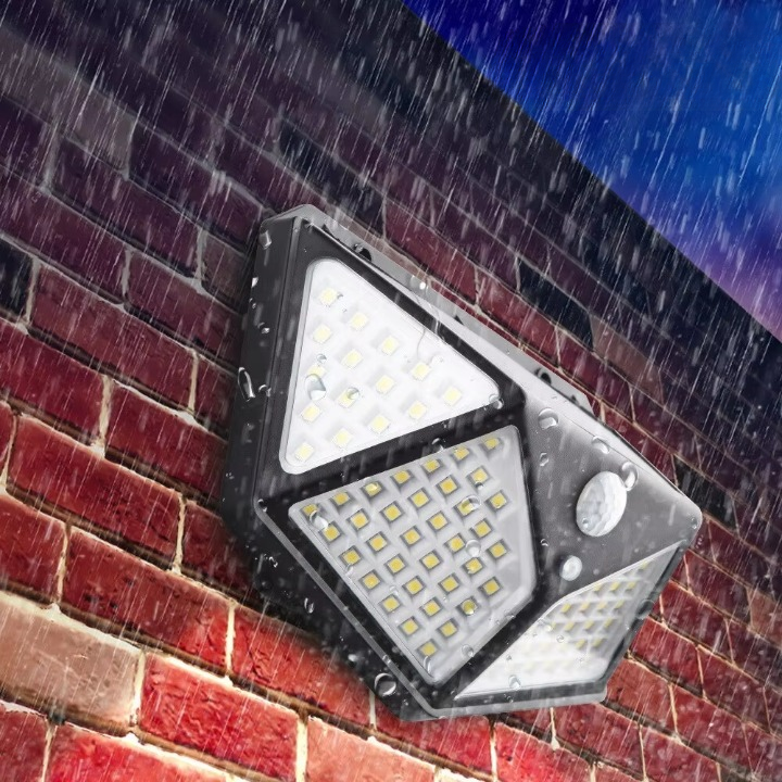 MULTIFUNKJONELL SOLARENDE - VANNTETT LED HAGELYS MED BEVEGELSESENSOR | Skanto