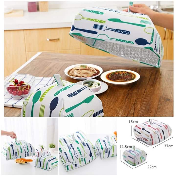 Folding Food Cover Termisk Isolasjon Aluminiumfolie - 2 Pcs Av Sett Skanto