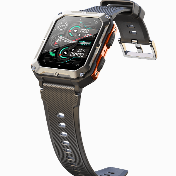 Skanto | Aureon Steel Smartwatch Companion | Stilig smartklokke i rustfritt stål med helsesporing
