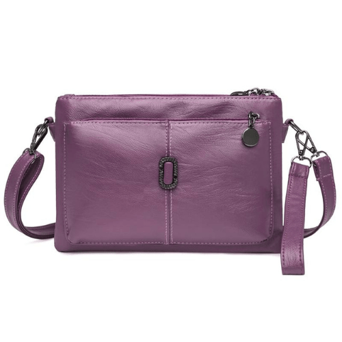Skanto | Fosh – Dame Liten Skinn Skulderveske Premium Skinn Finish