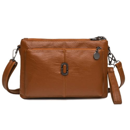 Skanto | Fosh – Dame Liten Skinn Skulderveske Premium Skinn Finish