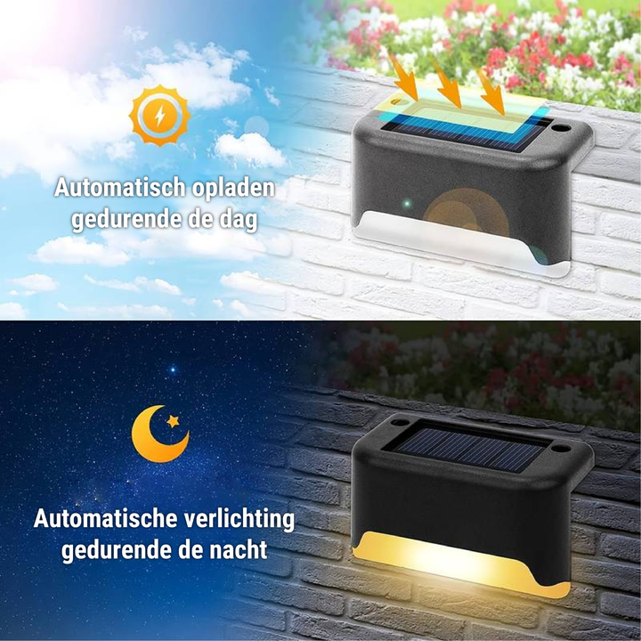 Skanto Trådløse Solenergi LED Vegglamper | Værbestandig | Energieffektiv Hagebelysning
