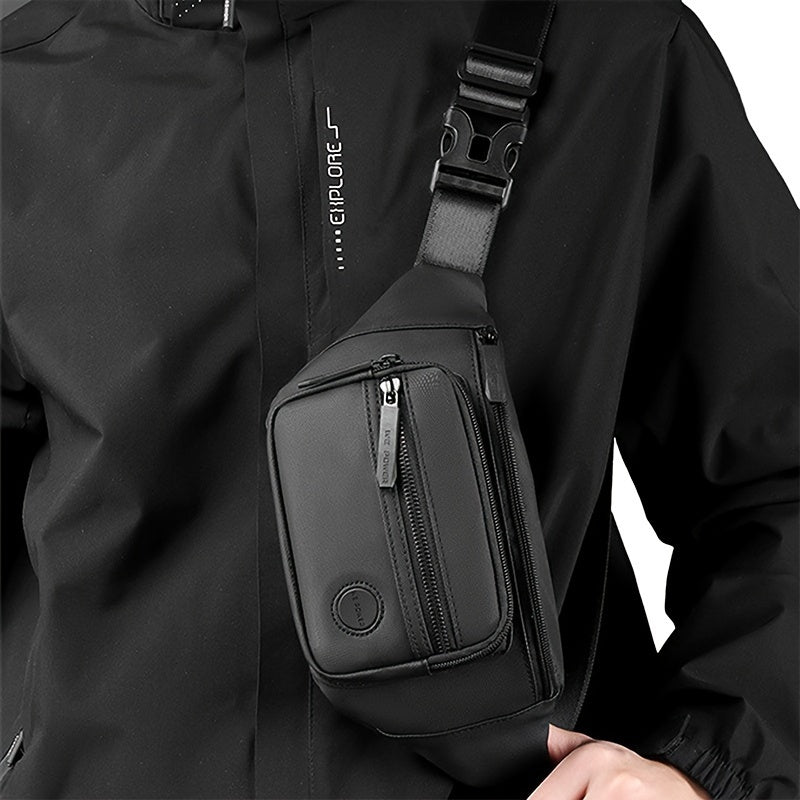 Men's Hip Bag MotionGear – Multifunksjonell Crossbody Bag med Justerbar Stropp | Skanto