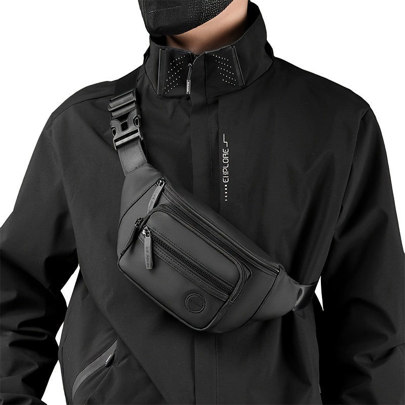 Men's Hip Bag MotionGear – Multifunksjonell Crossbody Bag med Justerbar Stropp | Skanto