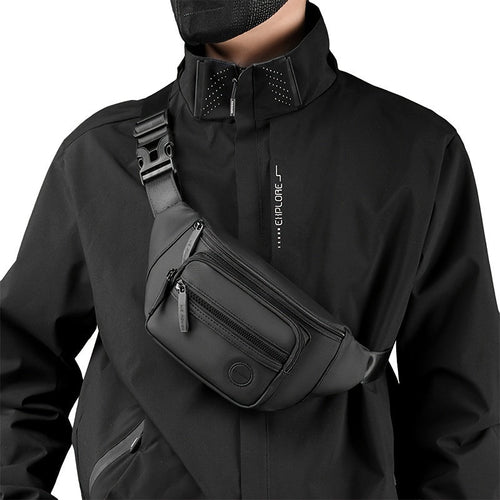 Men's Hip Bag MotionGear – Multifunksjonell Crossbody Bag med Justerbar Stropp | Skanto