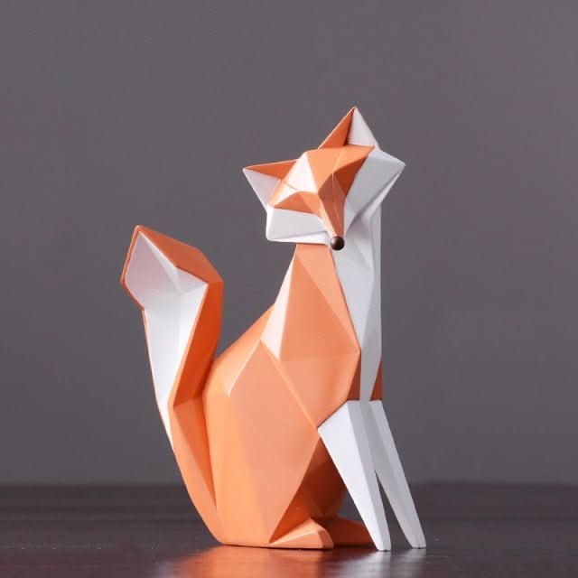 Skanto | Geometrisk Rev Figur – Moderne Harpiks Skulptur