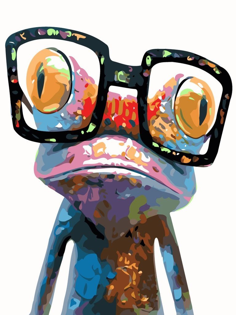 Geeky Frog - Van-Go Mal-For-Nummer Kit | Skanto