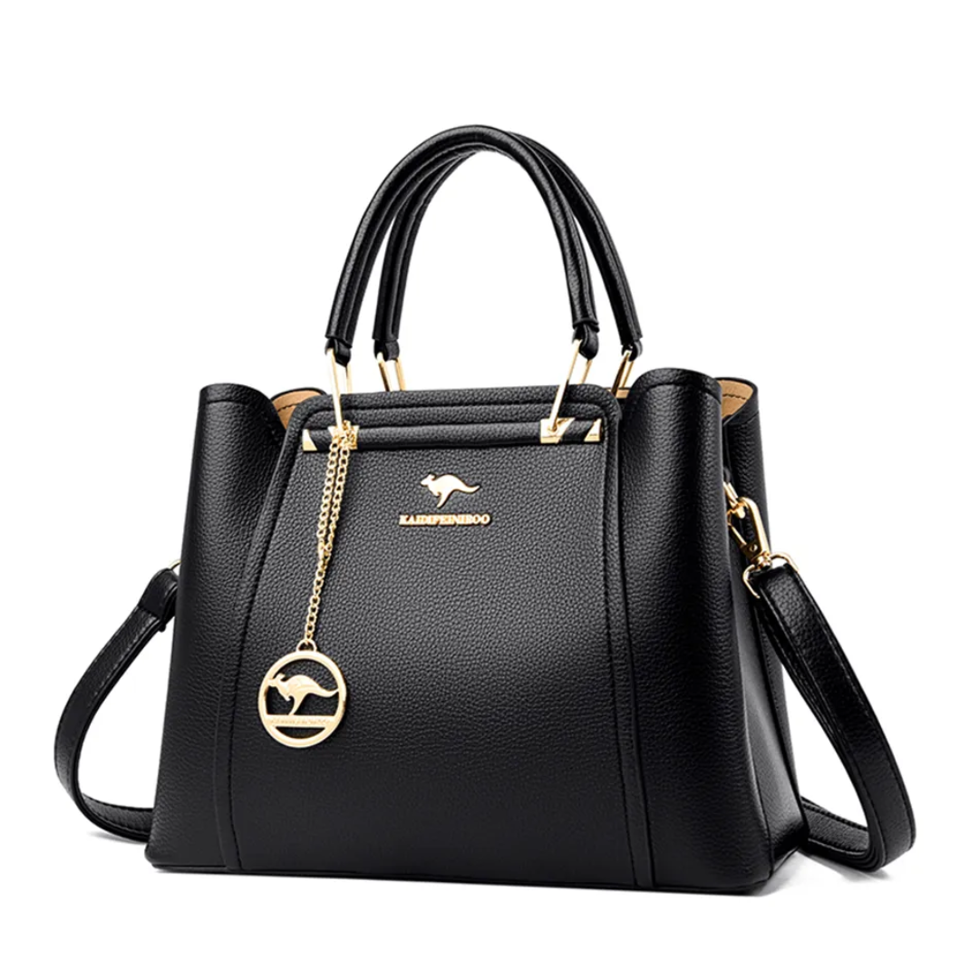Skanto | Vivian Luksuriøs Skulderveske – Elegant PU Skinn Håndveske med Crossbody Stropp