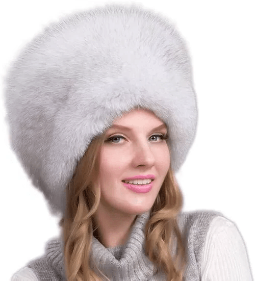 Skanto | FurLuxe Naturlig Reinfell Vinterlue | Tjukk pelshue med ørevarmere for elegant stil i kaldt vær