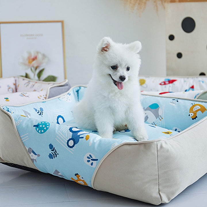 Fireveggers Støttende Katt- og Hundeseng Mjuk Holdbar Økologisk Vennlig | Skanto