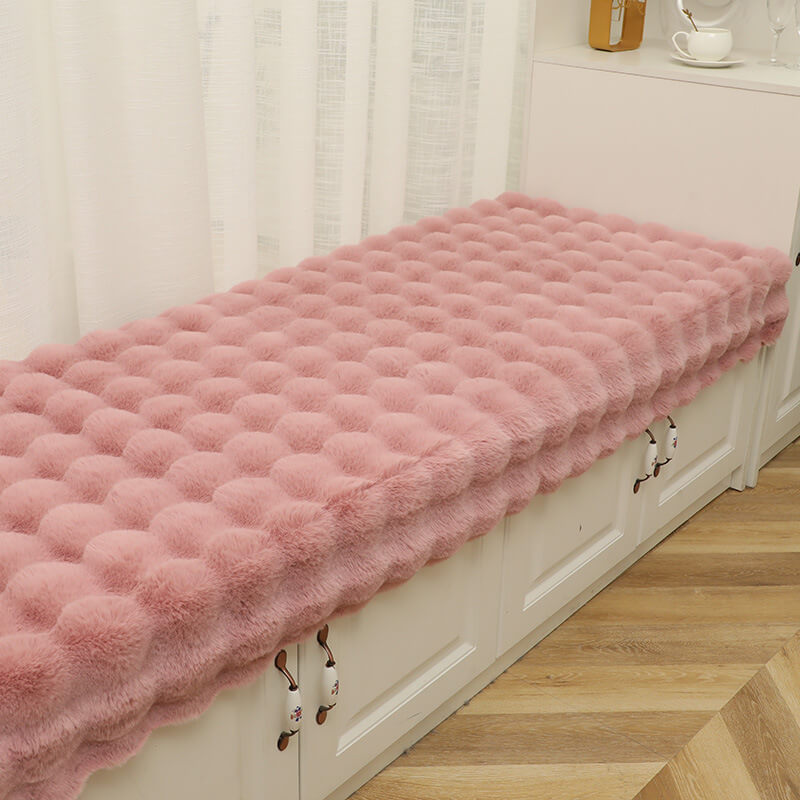 Koselig Plush Enfarget Rutsjefri Sofa Trekk for Komfort | Skanto