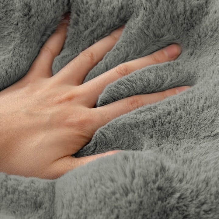 Koselig Plush Enfarget Rutsjefri Sofa Trekk for Komfort | Skanto