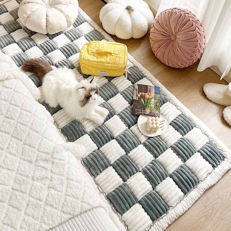 Skanto | COZYCOVER – Cozy kjæledyrteppe laget av chenille med møbelbeskyttelsesfunksjon